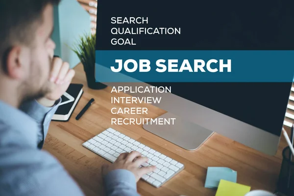 JOB SEARCH CONCEPT — Stock Photo, Image