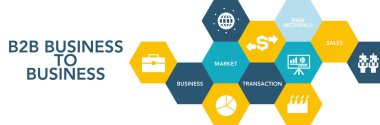 B2b iş için iş simge kavramı 