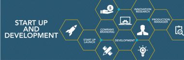 Start Up ve geliştirme simgesi kavramı