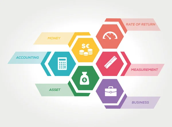 Cash-flow concept — Stockvector