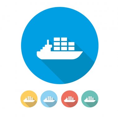 Kargo kavramı. illüstrasyon 