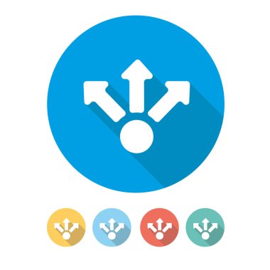 Kavram paylaşmak. illüstrasyon 