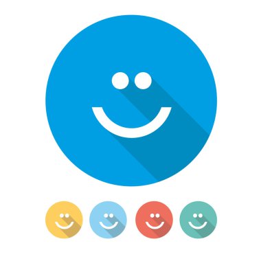 Mutlu kavramı. illüstrasyon 