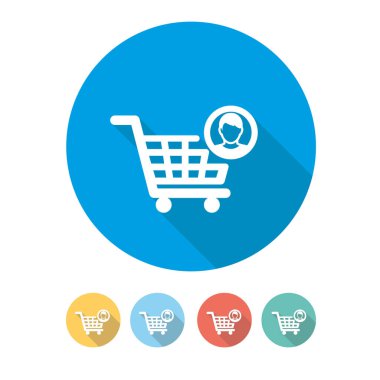 Müşteri kavramı. illüstrasyon 