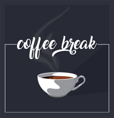 Kahve zamanı konsepti