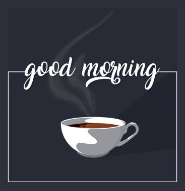 Kahve zamanı konsepti