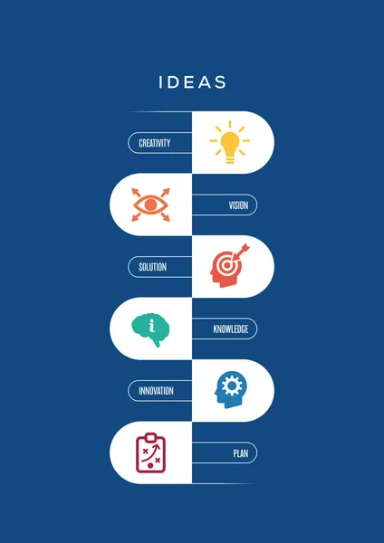 Infrographic 브로슈어 — 스톡 벡터