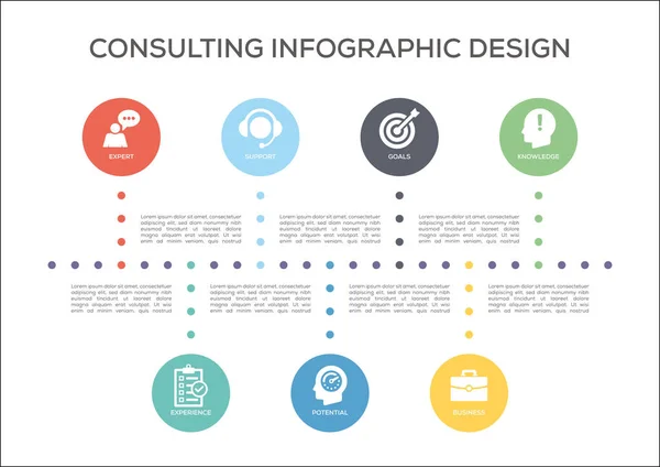 Consulting konceptet illustration — Stock vektor