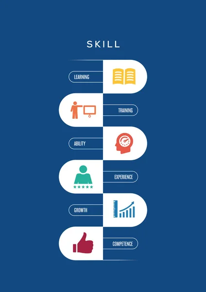 Zakelijke infrographic brochure — Stockvector