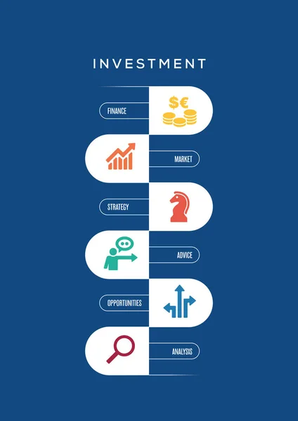 Illustration des Investitionskonzepts — Stockvektor