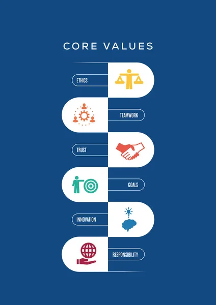 Folleto infrográfico de negocios — Archivo Imágenes Vectoriales