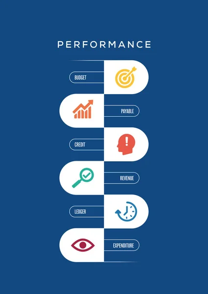 Zakelijke infrographic brochure — Stockvector