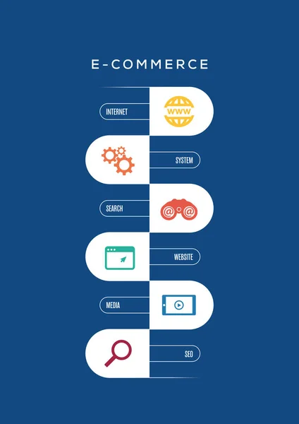 Zakelijke infrographic brochure — Stockvector