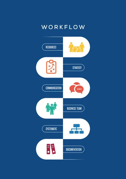 业务 infrographic 小册子 — 图库矢量图片