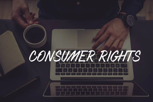 Consument rechten concept — Stockfoto