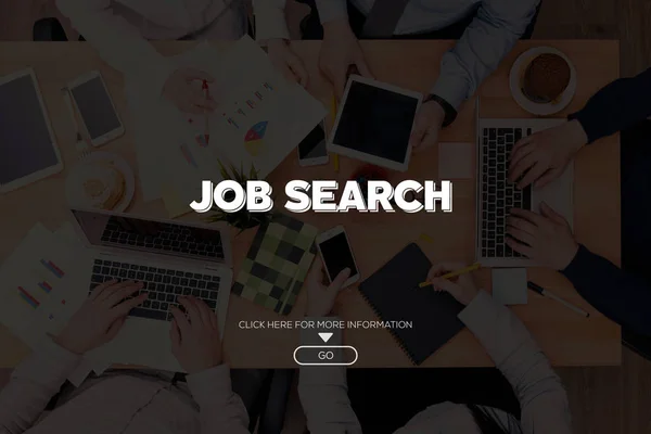 JOB SEARCH CONCEPT — Stock Photo, Image