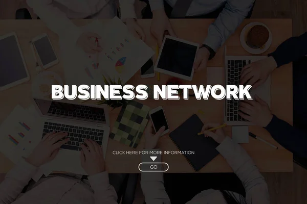 Üzleti hálózati koncepció — Stock Fotó