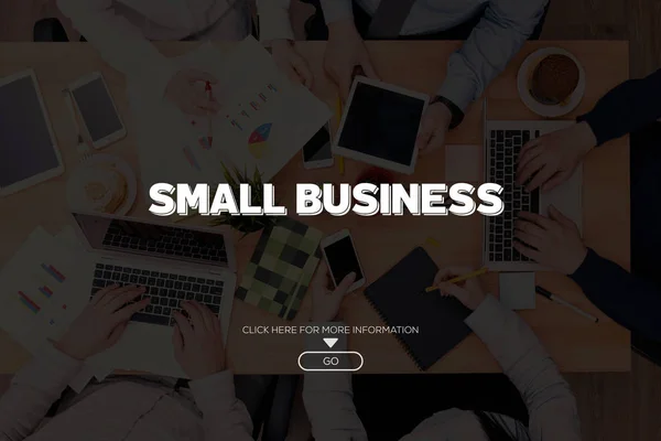 Conceito de pequenas empresas — Fotografia de Stock