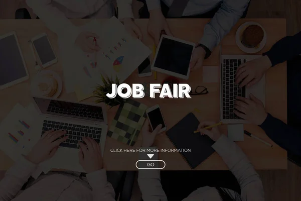 Concetto di Job Fair — Foto Stock