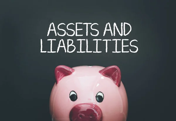 ASSETS AND LIABILITIES CONCEPT — Stock Photo, Image