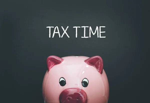税务时间概念 — 图库照片