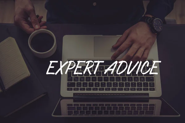 EXPERT ADVICE CONCEPT — Stock Photo, Image