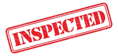 Borderon beyaz arka plan ile kırmızı pul