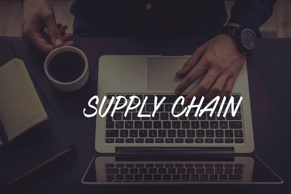 Supply chain konceptet — Stockfoto