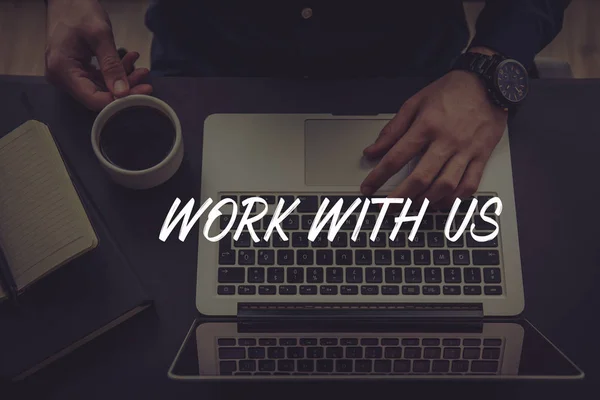 WORK WITH US CONCEPT