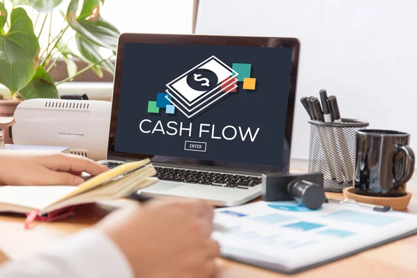 Cash-flow koncepció — Stock Fotó