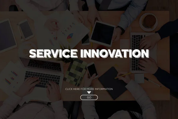 Innovatie dienstverleningsconcept — Stockfoto