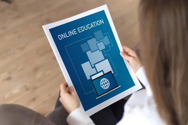 Concept d'éducation en ligne — Photo