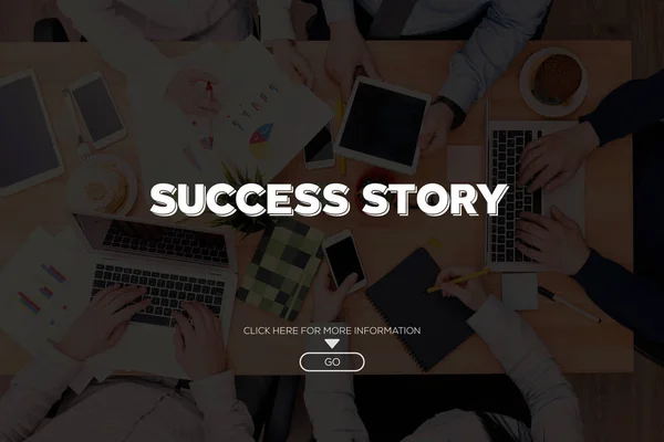 Concepto de historia de éxito — Foto de Stock