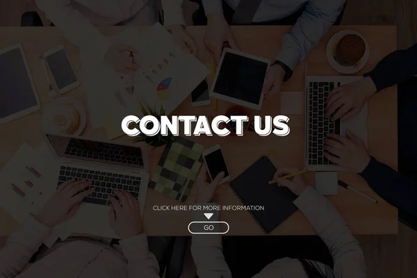 Contactez-nous concept — Photo