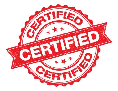  Sertifikalı grunge damgası