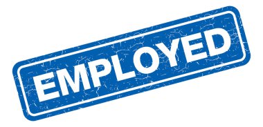  İstihdam grunge damgası