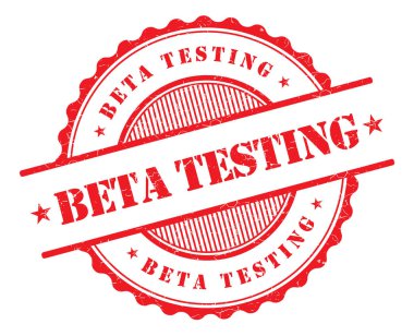  Beta test grunge damgası