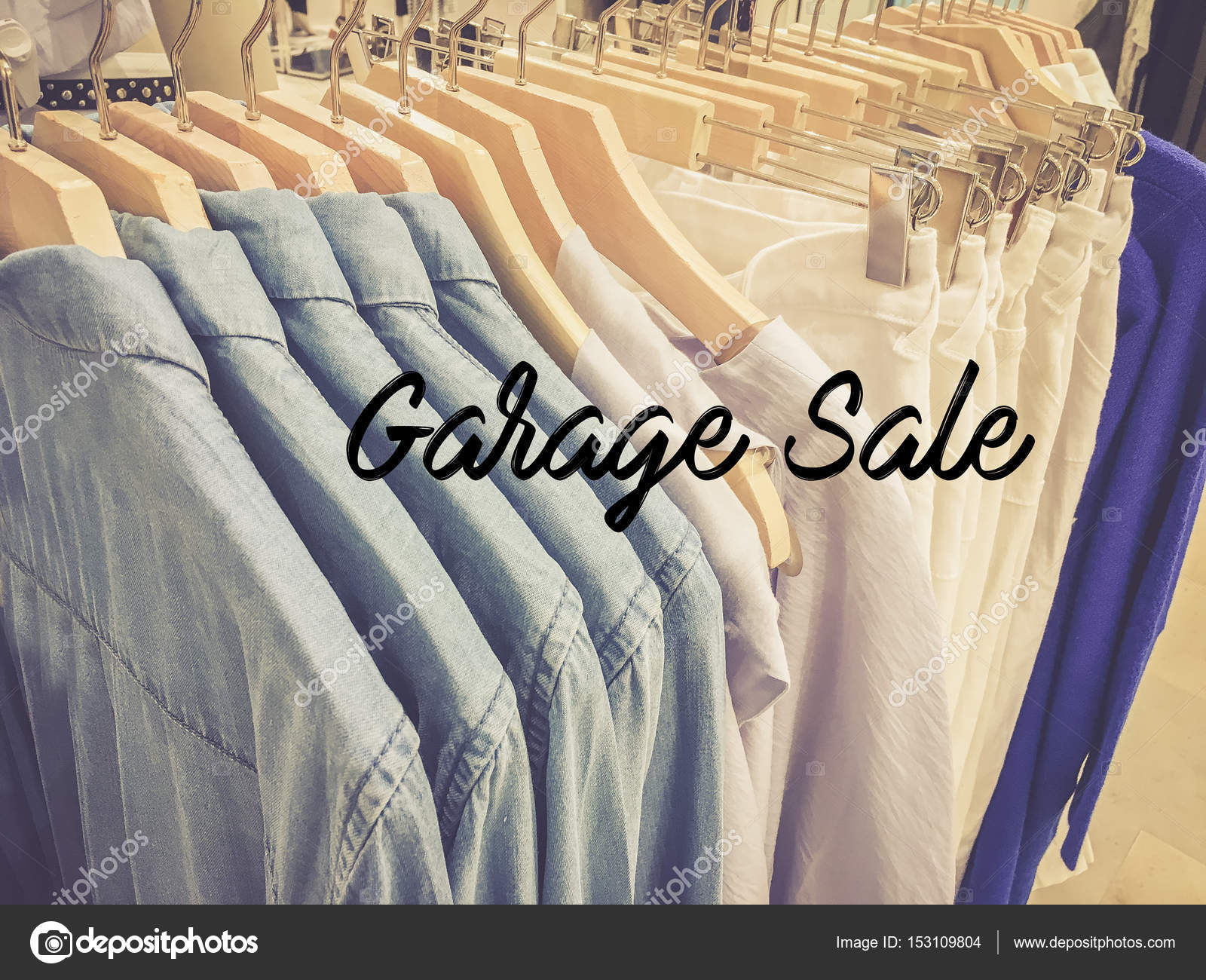Clothes Hanging On Hangers In Store Stock Photo C Garagestock
