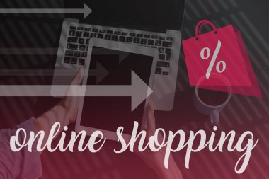 Çevrimiçi alışveriş kavramı