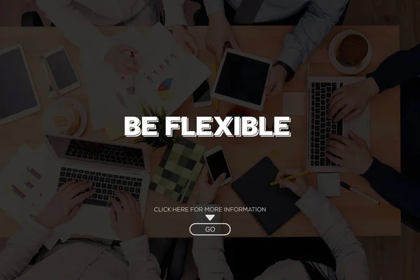 Sé flexible Concepto — Foto de Stock