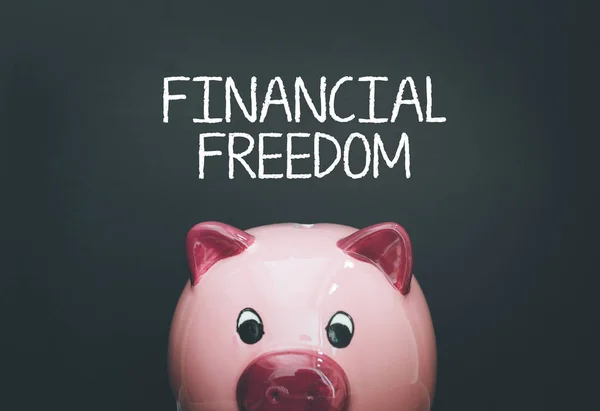 Фінансова свобода концепції — стокове фото