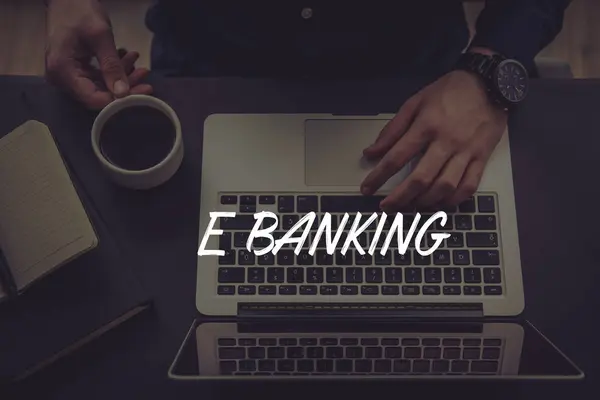 E-Banking-Konzept — Stockfoto