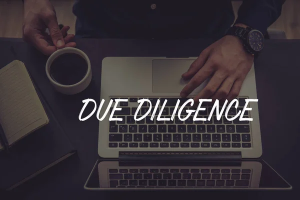 Concetto di due diligence — Foto Stock