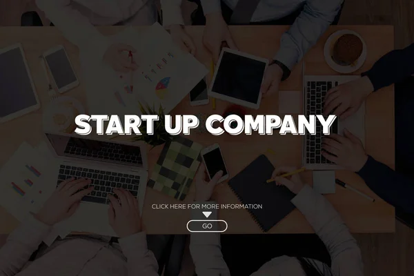 Conceito de empresa start up — Fotografia de Stock
