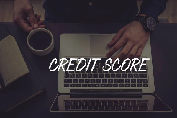 Credit-Score-Konzept — Stockfoto