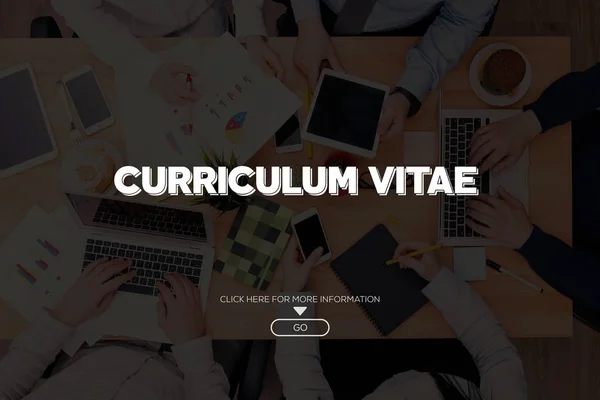Notion de curriculum vitae — Photo