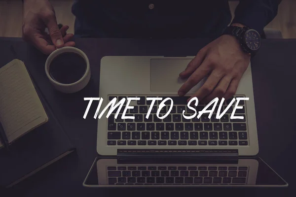 Tijd om te sparen Concept — Stockfoto