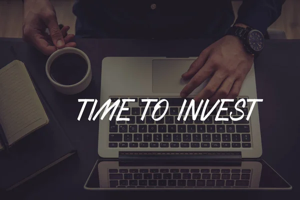 TIME TO INVEST CONCEPT — Stock Photo, Image
