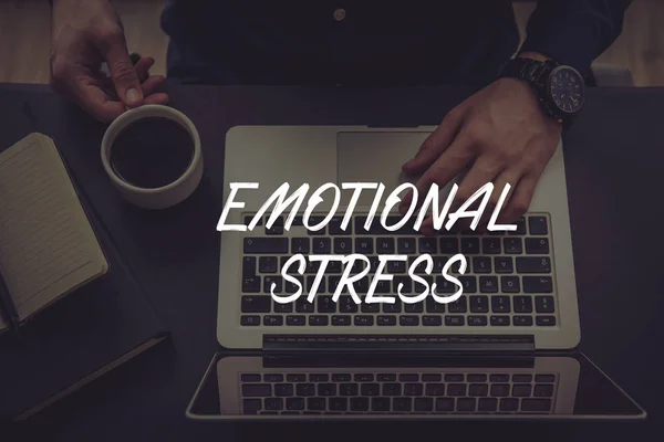 Pojęcie stresu emocjonalnego — Zdjęcie stockowe