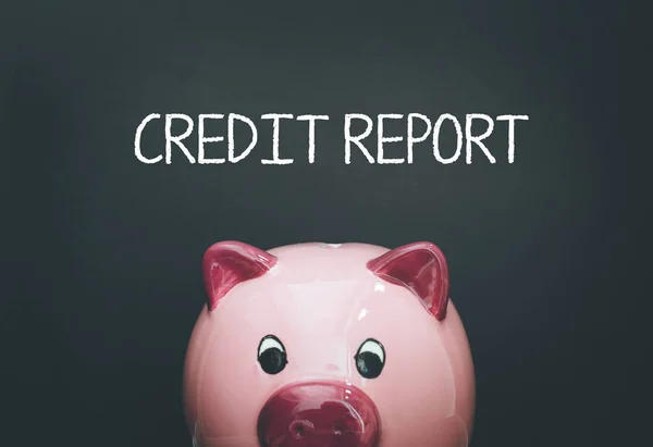 Kredit-Report-Konzept — Stockfoto